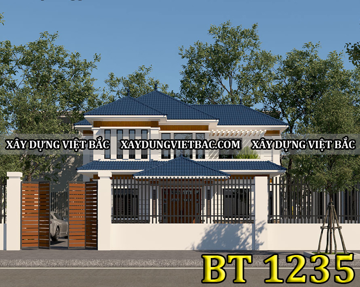 mau biet thu mai nhat 2 tang 13x8m1