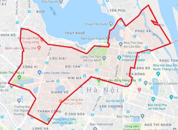 Xin phép xây dựng quận Ba Đình