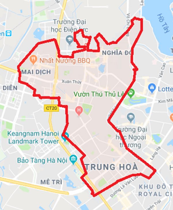 Xin phép xây dựng quận Cầu Giấy