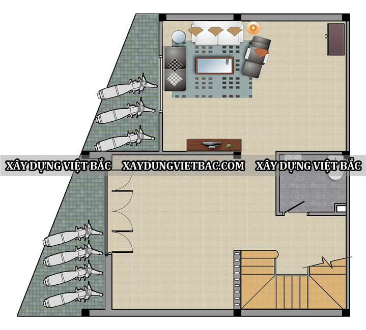 mau biet thu hien dai 2 tang 9x10m1