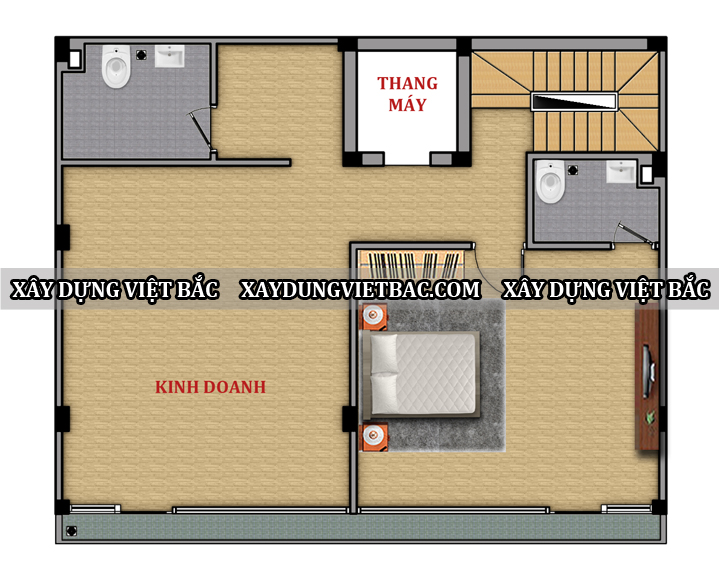 mau biet thu hien dai 4 tang 10.3x8m