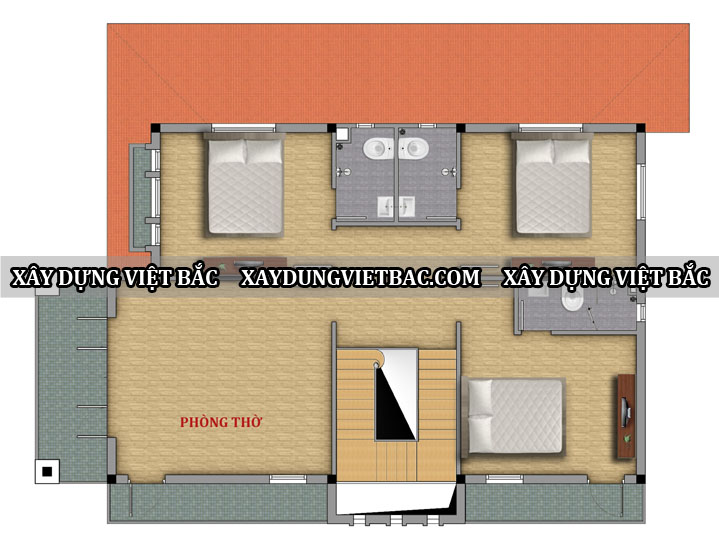 mau biet thu mai thai 2 tang 10.3x12m2