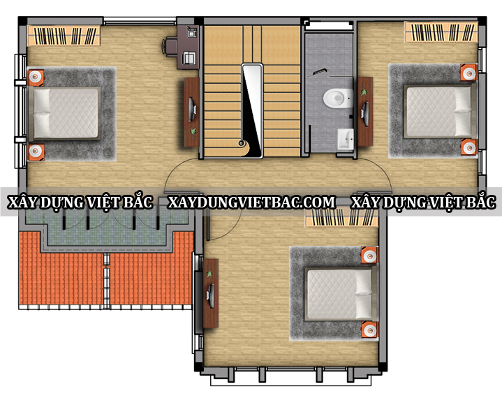 mau biet thu mai thai 2 tang 12.5x9.5m2