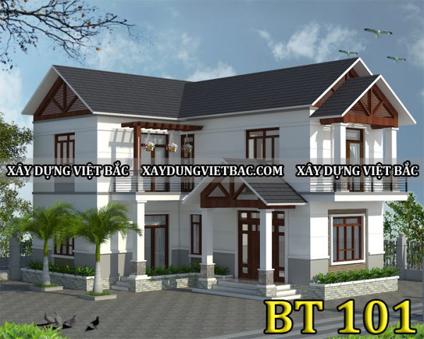 mau biet thu mai thai 2 tang 13x9.2m