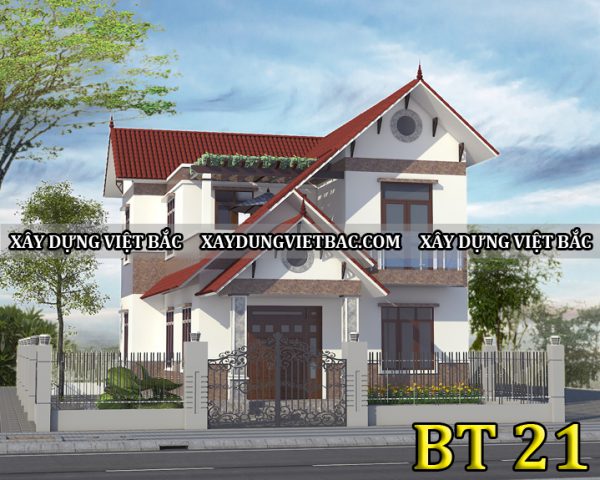 mau biet thu mai thai 2 tang 8x10m