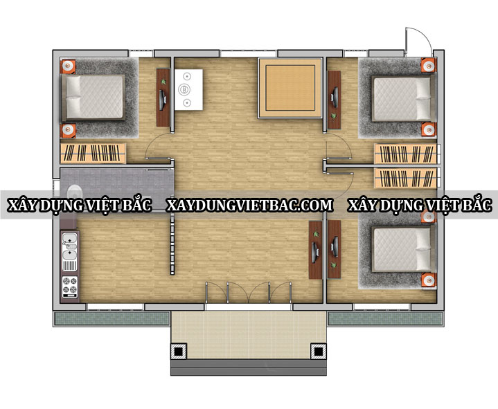 mau nha cap 4 mai thai 12x8m1