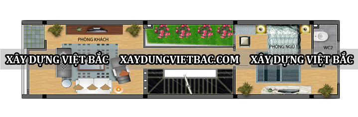 mau nha ong 4 tang hien dai 4.5x17m2
