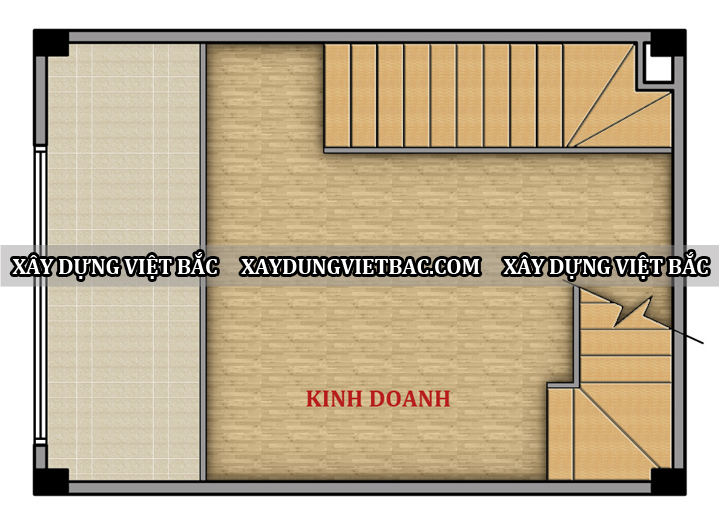 mau nha ong 5 tang hien dai 4.2x5.9m2