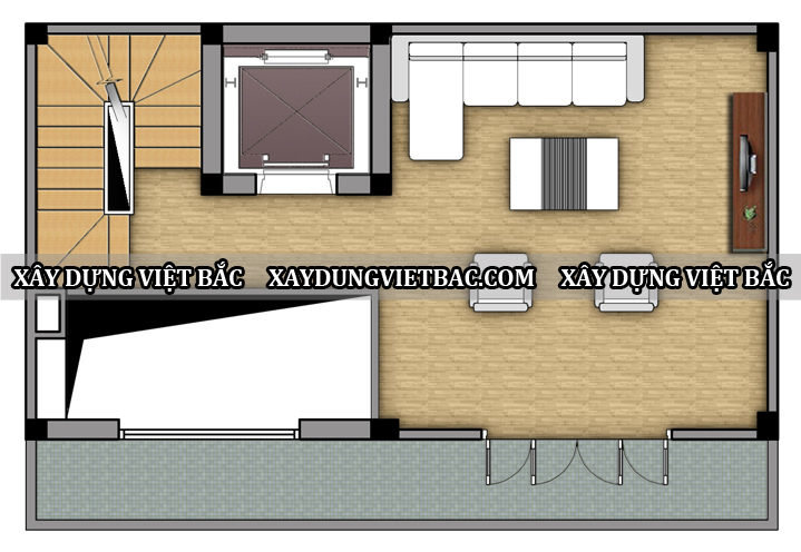 mau nha ong 7 tang hien dai 8.3x4.6m2