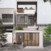 mau nha ong hien dai 2 tang 5.3x18m