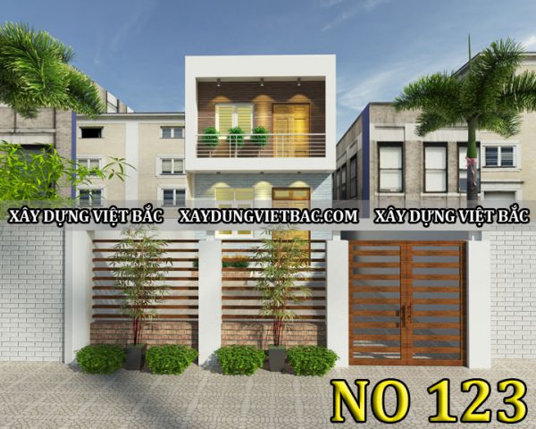 mau nha ong hien dai 2 tang 5.5x12.5m