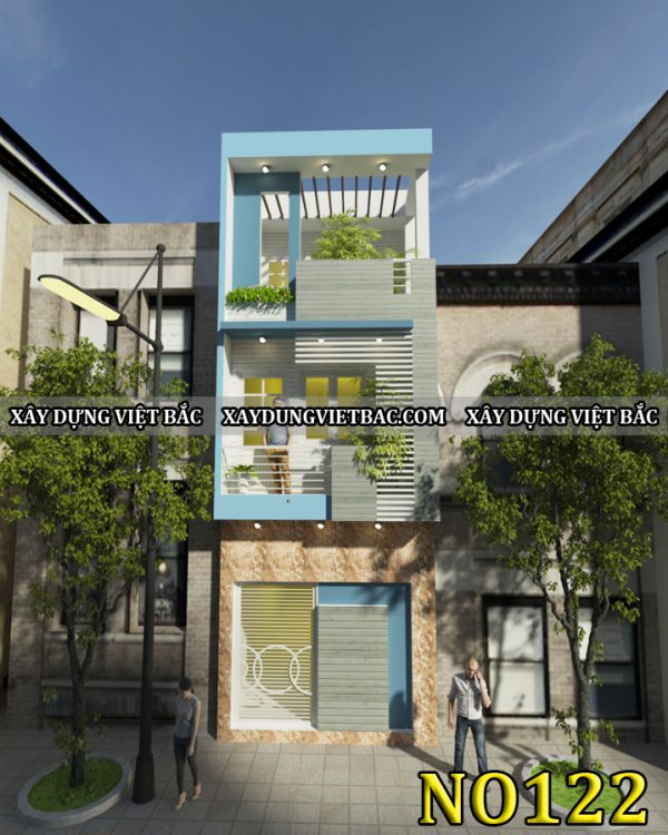 mau nha ong hien dai 3 tang 3.6x12m