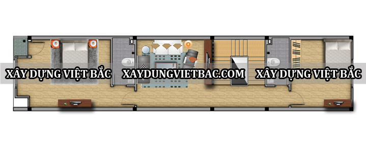 mau nha ong hien dai 3 tang 4.7x20.4m2