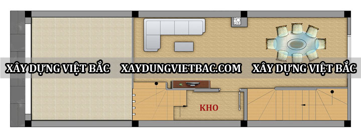 mau nha ong hien dai 3 tang 4x11.2m2
