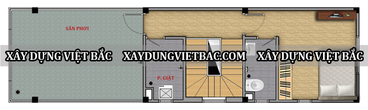 mau nha ong hien dai 3 tang 4x13.8m3