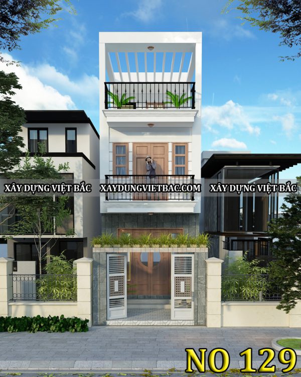 mau nha ong hien dai 3 tang 4x14.4m