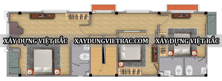 mau nha ong hien dai 3 tang 5.5x16m2