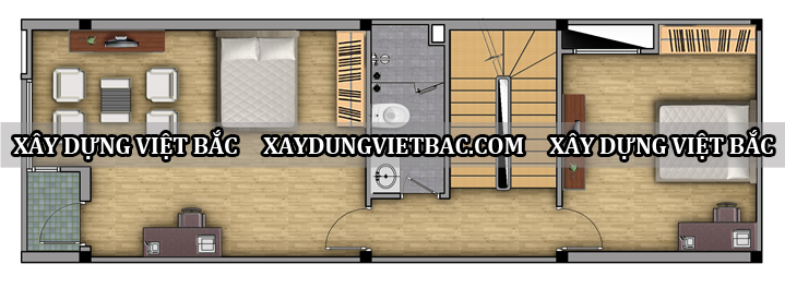 mau nha ong hien dai 3 tang 5x14m2