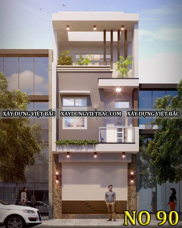 mau nha ong hien dai 3 tang 5x15.5m