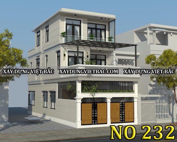 mau nha ong hien dai 3 tang 6x16.4m