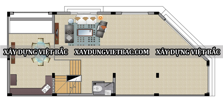 mau nha ong hien dai 3 tang 7.5x18m2