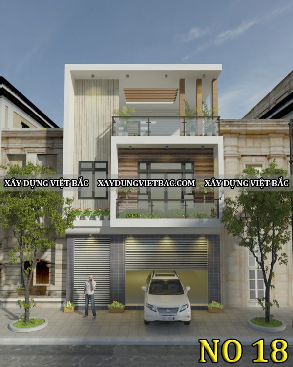 mau nha ong hien dai 3 tang 7x13m