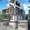 mau nha ong hien dai 4 tang 3.5x10.5m