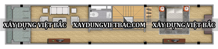 mau nha ong hien dai 4 tang 3.5x18.3m2