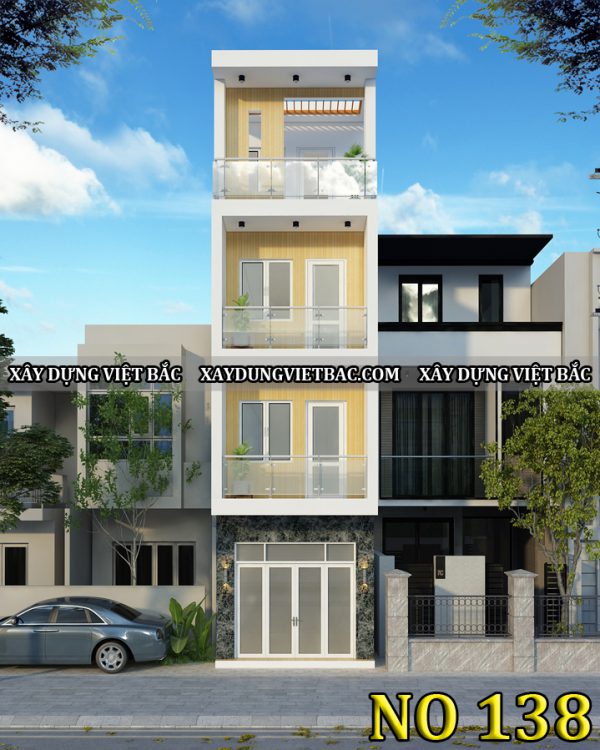 mau nha ong hien dai 4 tang 3x19m