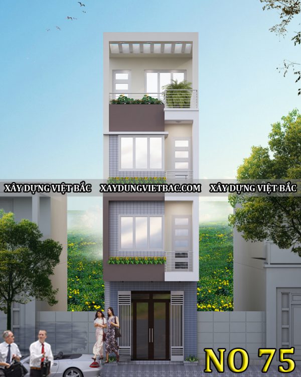 mau nha ong hien dai 4 tang 4x12m