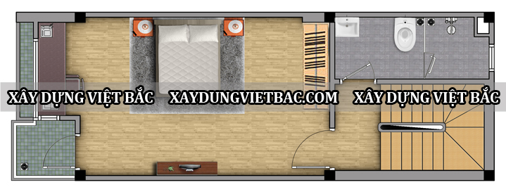 mau nha ong hien dai 4 tang 4x12m2