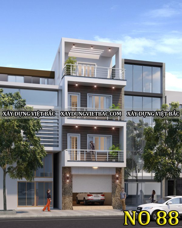 mau nha ong hien dai 4 tang 5.5x13m