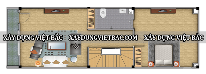 mau nha ong hien dai 4 tang 5.5x13m2