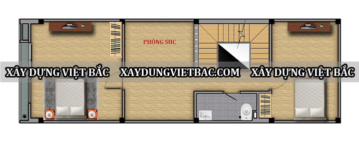 mau nha ong hien dai 4 tang 5x14.5m2