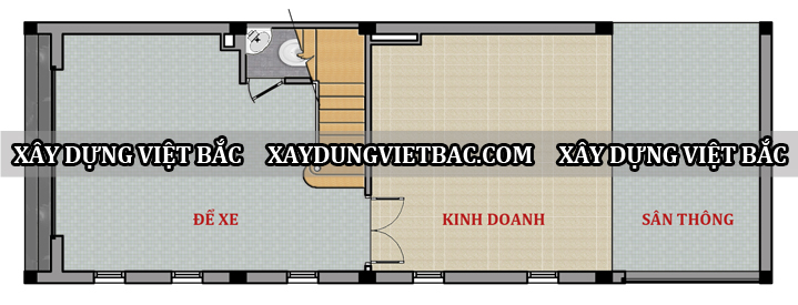mau nha ong hien dai 4 tang 5x14.8m1