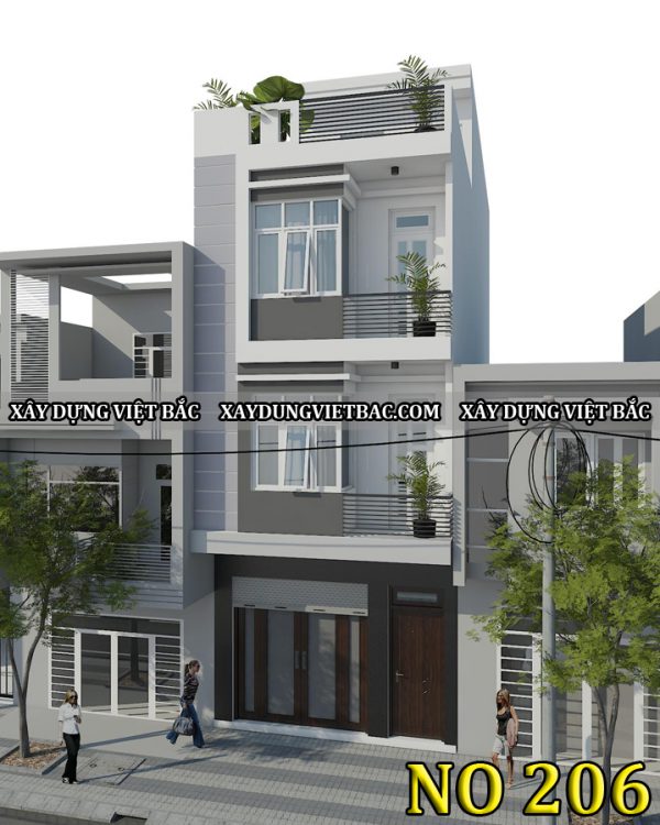 mau nha ong hien dai 4 tang 5x14m