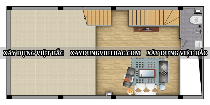 mau nha ong hien dai 4 tang 6x13m2
