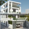 mau nha ong hien dai 4 tang 8x20m
