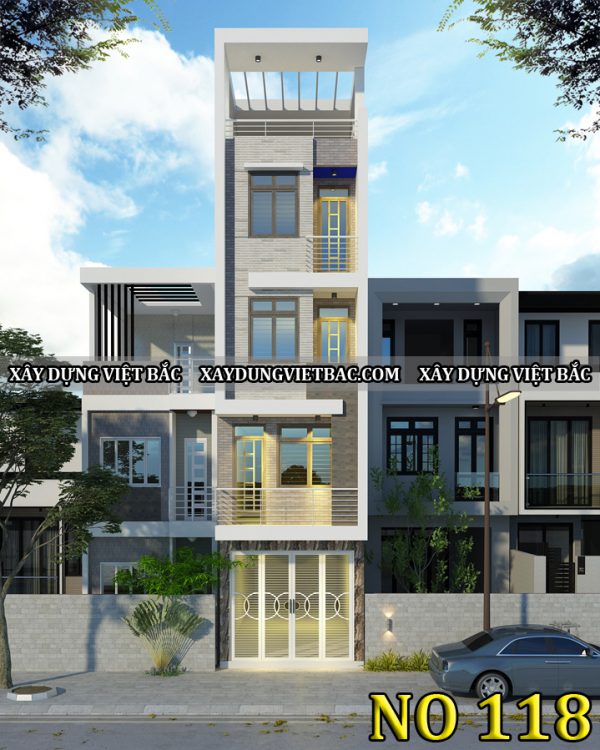mau nha ong hien dai 5 tang 3.5x13.5m