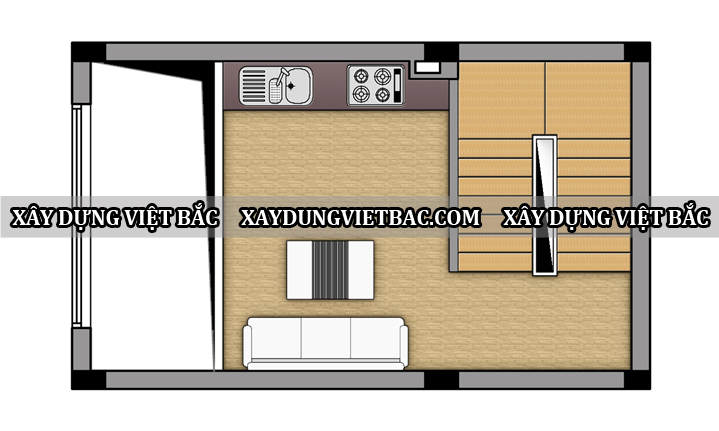 mau nha ong hien dai 5 tang 4.2x7m2