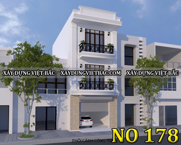 mau nha ong tan co dien 3 tang 5x16m