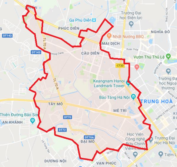 Xin phép xây dựng quận Nam Từ Liêm