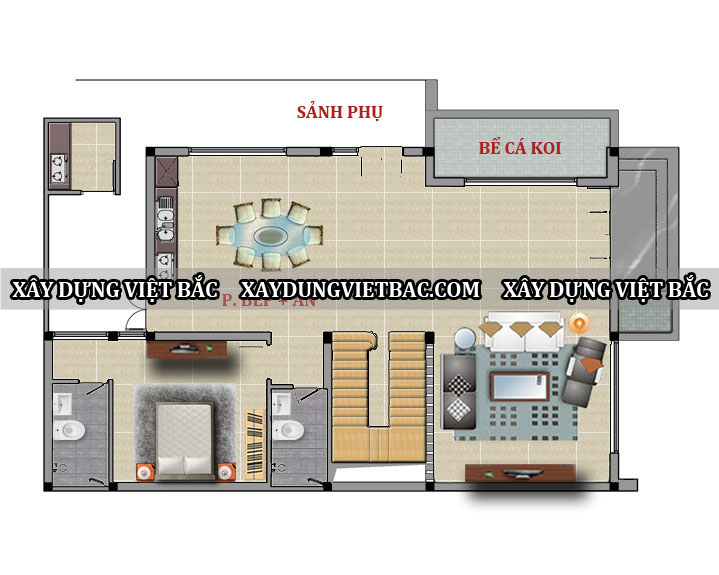mau biet thu hien dai 3 tang 10.5x12.5m3