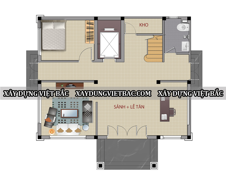 mau nha biet thu hien dai 5 tang 10x8m1