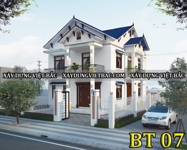 mau biet thu mai thai 2 tang 9x12m
