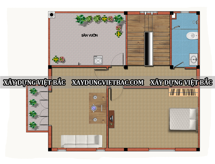 mau biet thu mai thai 3 tang 9.5x10m3