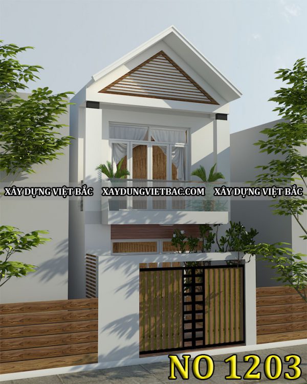 mau nha ong hien dai 2 tang 4.5x12.5m