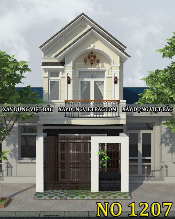mau nha ong hien dai 2 tang 4.5x13m