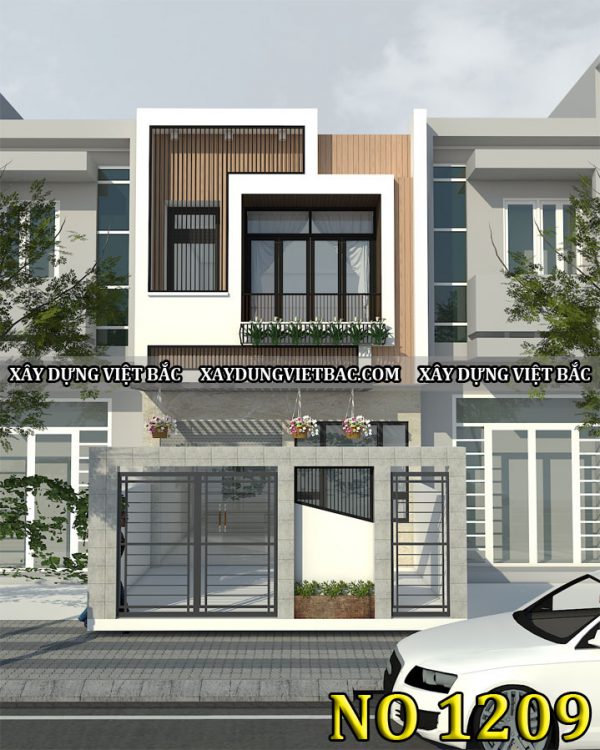 mau nha ong hien dai 2 tang 5x12m