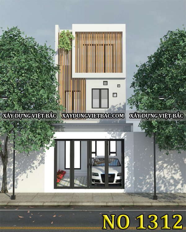 mau nha ong hien dai 3 tang 4.2x12.5m